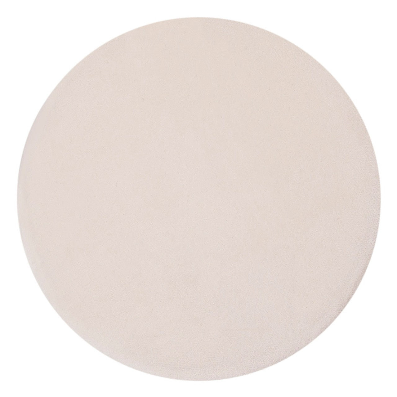 SVJ Kruk Rond - 32 x 32 x 38 cm - Polyester/Ijzer - Wit