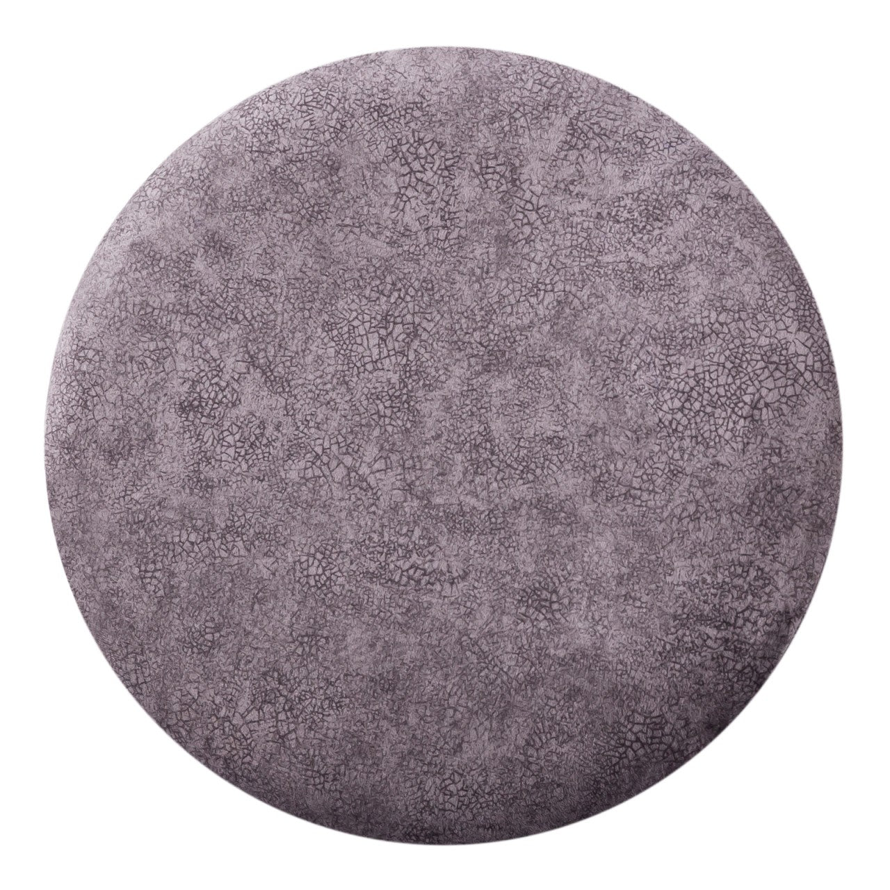 SVJ Kruk Rond - 35 x 35 x 37 cm - Microvezel - Donkergrijs