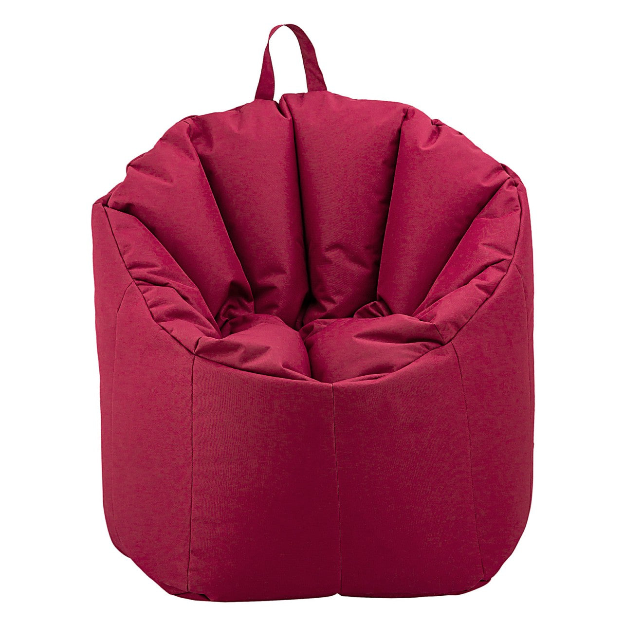 SVJ Zitzak Rond - 70 x 70 x 80 cm - Nylon - Rood