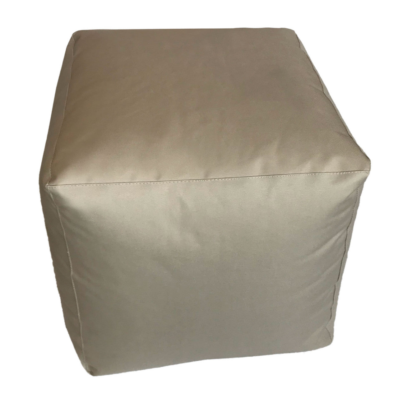 SVJ Poef Vierkant - 45 x 45 x 45 cm - Nylon - Taupe