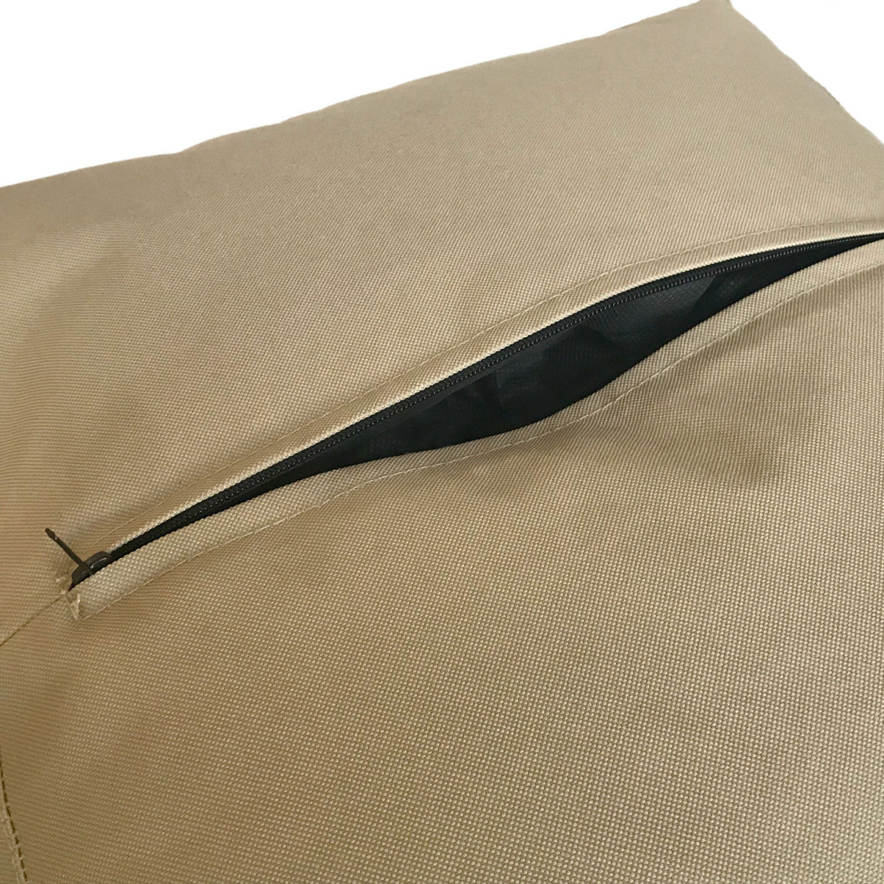 SVJ Poef Vierkant - 45 x 45 x 45 cm - Nylon - Taupe