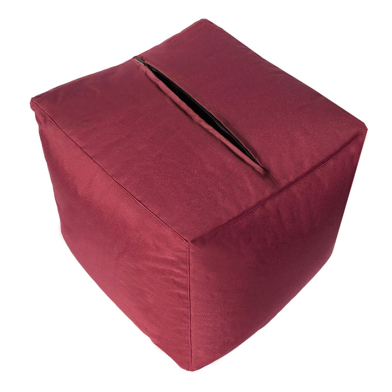 SVJ Poef Vierkant - 45 x 45 x 45 cm - Nylon - Rood