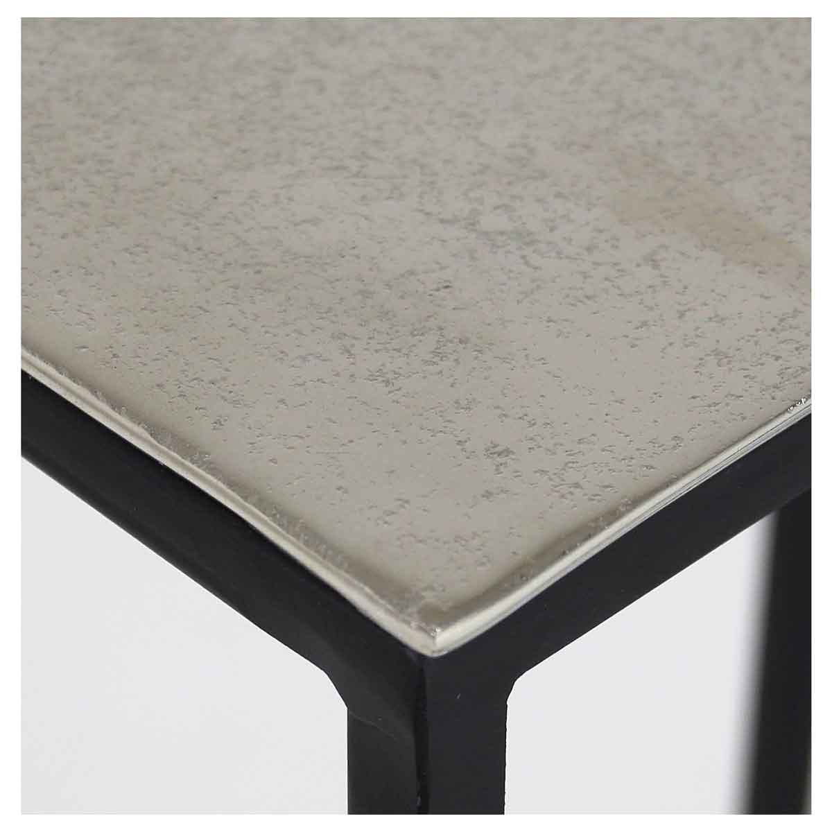 SVJ Home Decorations Mensa Tafelset - 30x30x70 cm - Robuust - Zilver
